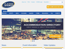 Tablet Screenshot of bcschoolsports.ca
